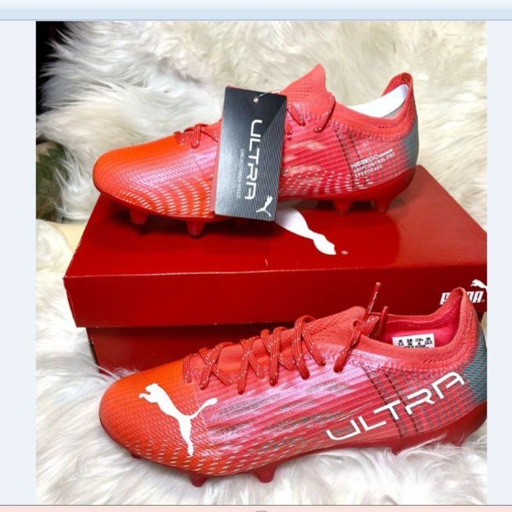 Puma ULTRA 1.3 FG/AG 10666601 Soccer Cleats Womens Size 5.5 US Fast Ship no box